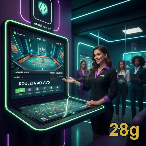 Ilustração de Descubra a Experiência Única do 28g em Cassinos Online